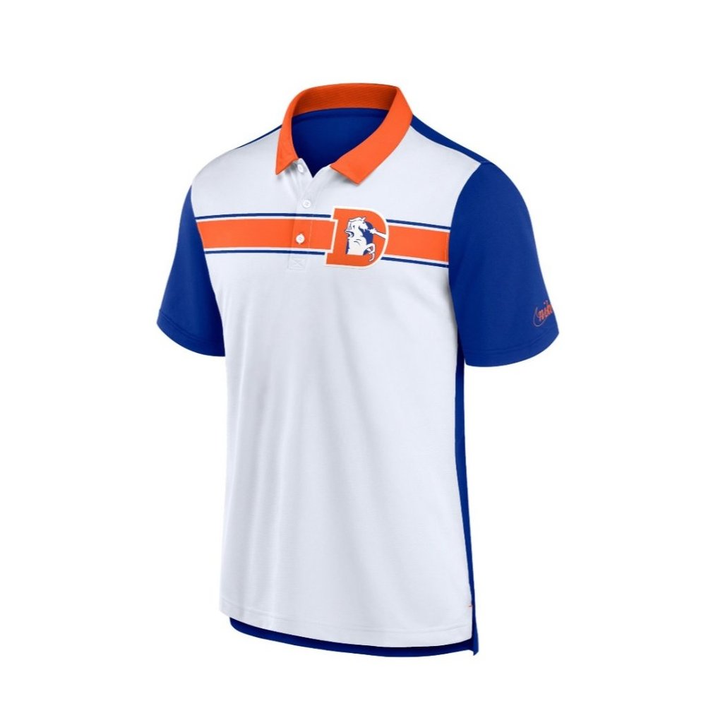 Nike Denver Broncos Rewind Polo‎ Shirt - Size - NWT